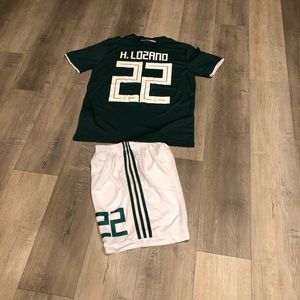 Lozano Mexico soccer uniform